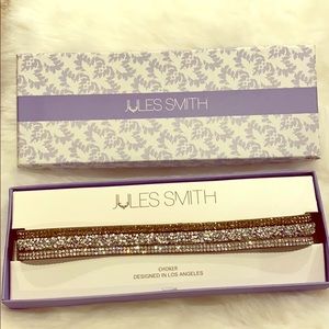 New Silver tone choker, convertible to bracelet